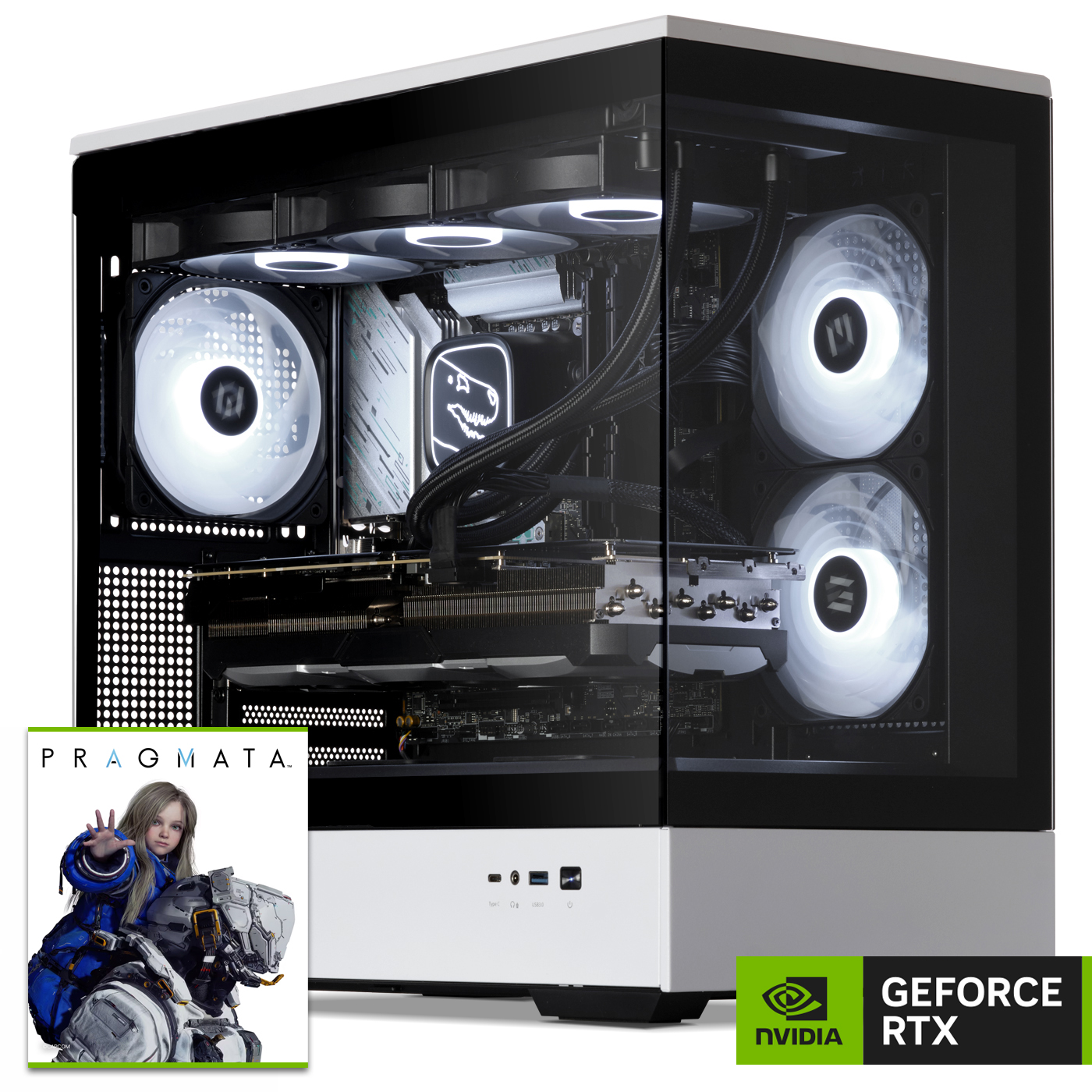 Gaming PC, AMD Ryzen 5 9600X, Geforce RTX5070 Pragmata Bundle