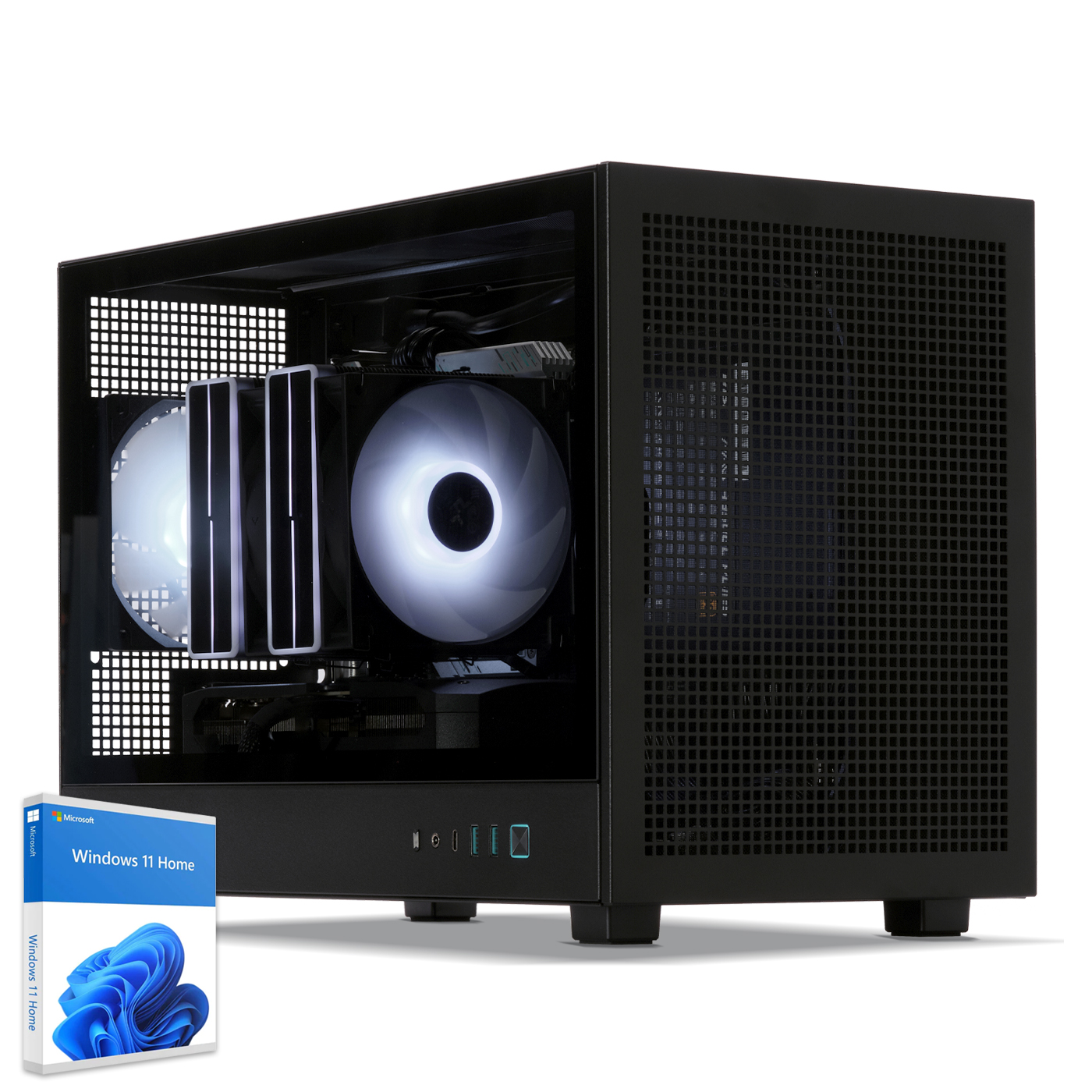 Mini-PC Gamer, AMD Ryzen 5 5500, Geforce RTX5060