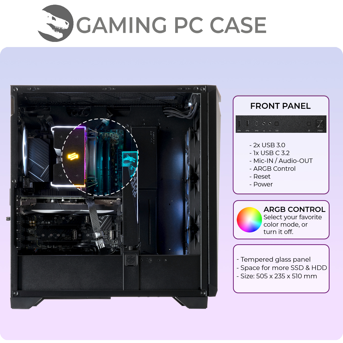 Gaming PC, AMD Ryzen 5 7600X, Geforce RTX5070 Pragmata Bundle