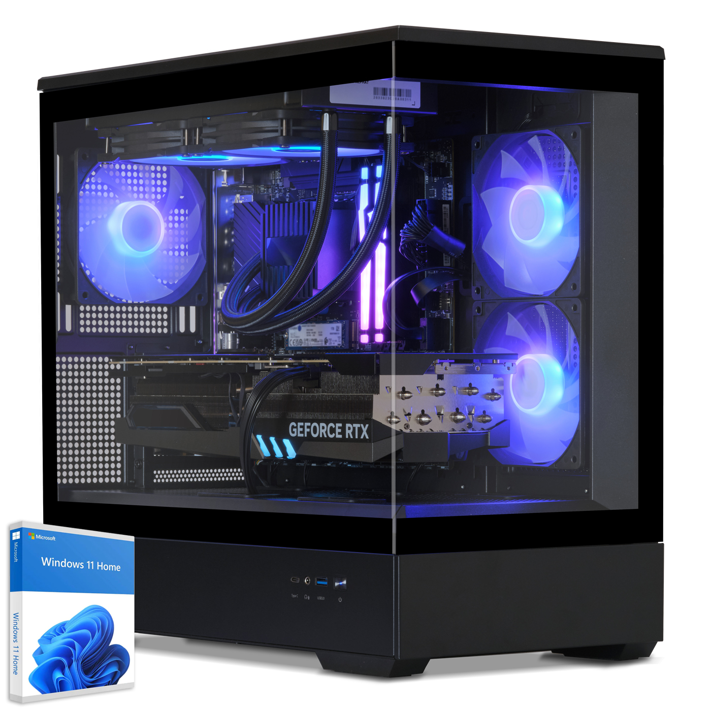Gaming PC, AMD Ryzen 7 5700X, Geforce RTX5060Ti 16Gb