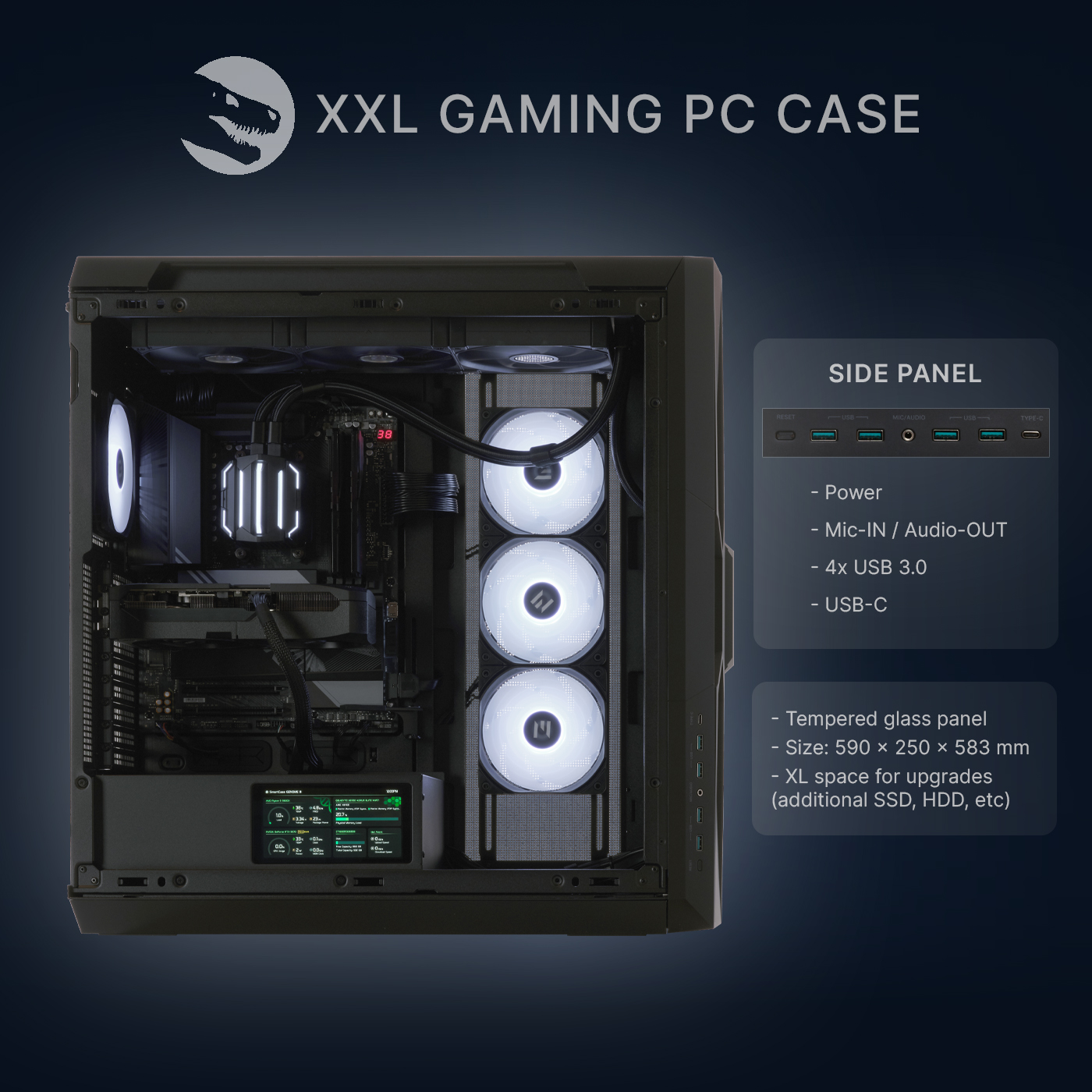 Gaming PC, AMD Ryzen 7 7700X, Geforce RTX5070Ti Pragmata Bundle