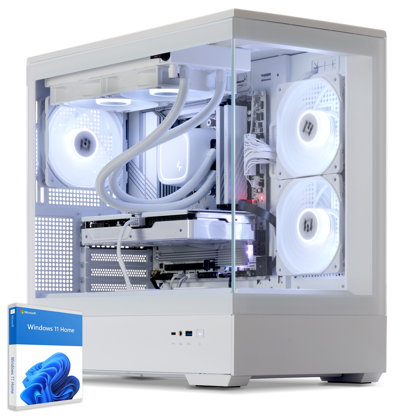 Gaming PC, AMD Ryzen 5 7600X3D, Radeon RX 9070XT